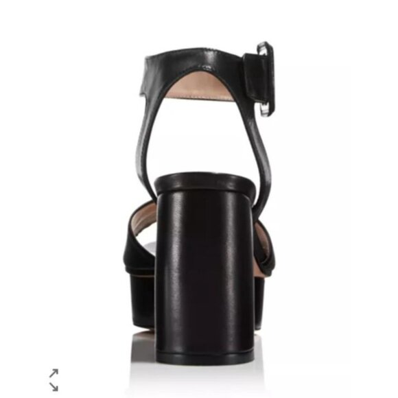 Stuart Weitzman Women's Newdeal Leather Platform Ankle Strap Sandals Size 9 M - Picture 12 of 16